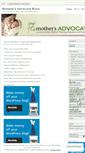 Mobile Screenshot of mothersadvocate.wordpress.com