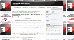 Desktop Screenshot of networkmarketingpowerful.wordpress.com