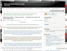 Tablet Screenshot of networkmarketingpowerful.wordpress.com
