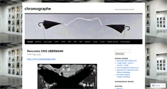 Desktop Screenshot of chromographe.wordpress.com