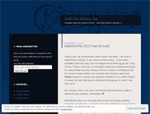 Tablet Screenshot of brionyjae.wordpress.com