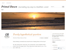 Tablet Screenshot of primaldawn.wordpress.com