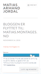 Mobile Screenshot of matiasarmandjordal.wordpress.com