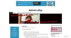 Desktop Screenshot of metholic.wordpress.com