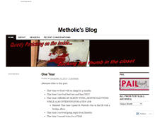 Tablet Screenshot of metholic.wordpress.com