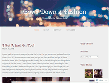 Tablet Screenshot of bowsdown4fashion.wordpress.com