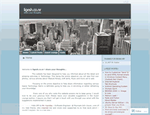 Tablet Screenshot of ligesh.wordpress.com