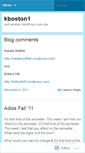 Mobile Screenshot of kboston1.wordpress.com