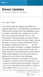 Mobile Screenshot of disserupdates.wordpress.com