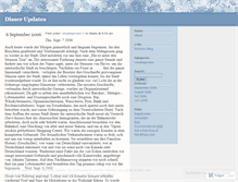 Tablet Screenshot of disserupdates.wordpress.com