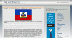 Desktop Screenshot of callnresponse.wordpress.com