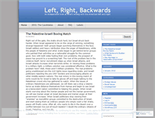 Tablet Screenshot of leftrightbackward.wordpress.com