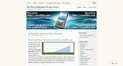 Desktop Screenshot of blackberry8130.wordpress.com