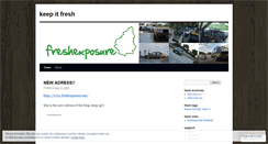 Desktop Screenshot of freshexposure.wordpress.com