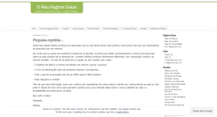 Desktop Screenshot of omeuregimedukan.wordpress.com