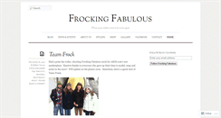 Desktop Screenshot of frockingfabulous.wordpress.com