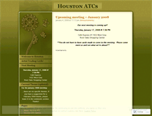 Tablet Screenshot of houstonatc.wordpress.com