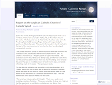 Tablet Screenshot of anglocatholicninjas.wordpress.com