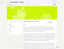 Tablet Screenshot of hahadaisy.wordpress.com