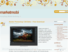 Tablet Screenshot of marketmobi.wordpress.com