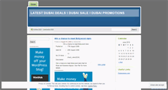 Desktop Screenshot of dubaideals.wordpress.com