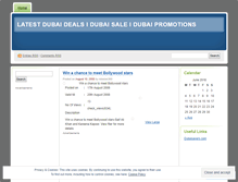 Tablet Screenshot of dubaideals.wordpress.com