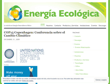 Tablet Screenshot of energiaecologicamx.wordpress.com