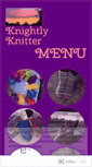 Mobile Screenshot of knightlyknitter.wordpress.com