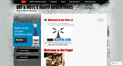 Desktop Screenshot of defnote.wordpress.com