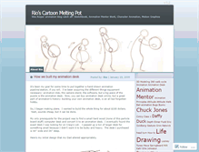 Tablet Screenshot of cartoonmeltingpot.wordpress.com