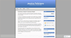 Desktop Screenshot of jessicafeliciano.wordpress.com