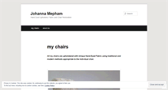 Desktop Screenshot of johannamepham.wordpress.com