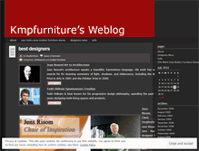 Tablet Screenshot of kmpfurniture.wordpress.com