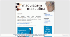 Desktop Screenshot of maquiagemmasculina.wordpress.com