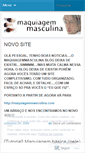 Mobile Screenshot of maquiagemmasculina.wordpress.com
