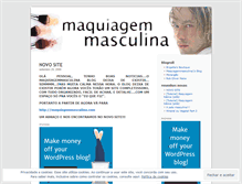 Tablet Screenshot of maquiagemmasculina.wordpress.com