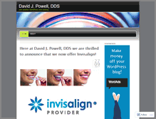 Tablet Screenshot of davidpowelldds.wordpress.com