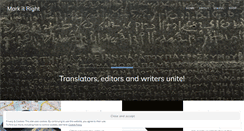 Desktop Screenshot of markitright.wordpress.com