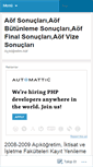 Mobile Screenshot of aofsonuclari.wordpress.com