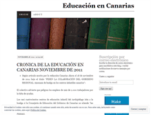 Tablet Screenshot of laeducacionencanarias.wordpress.com