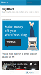 Mobile Screenshot of dayblurb.wordpress.com
