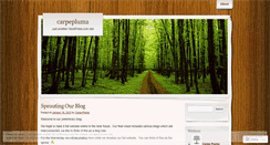 Desktop Screenshot of carpepluma.wordpress.com