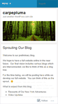 Mobile Screenshot of carpepluma.wordpress.com