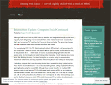 Tablet Screenshot of mmogamersauce.wordpress.com