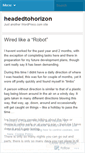 Mobile Screenshot of headedtohorizon.wordpress.com