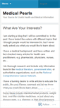 Mobile Screenshot of medicalpearls.wordpress.com