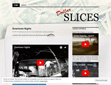 Tablet Screenshot of dollarslices.wordpress.com