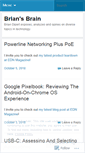 Mobile Screenshot of briansbrain.wordpress.com
