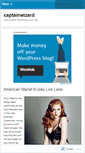Mobile Screenshot of captainwizard.wordpress.com