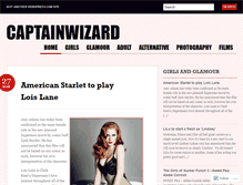 Tablet Screenshot of captainwizard.wordpress.com